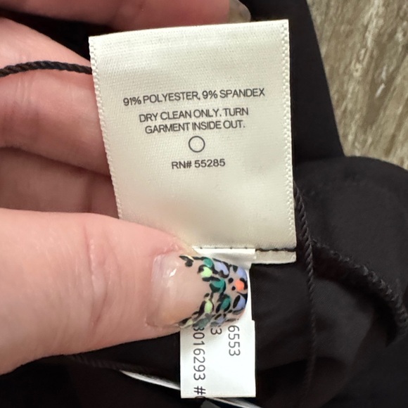 Express High Waist Black GLAM Shorts with Rhinestone Accents - Picture 9 of 11